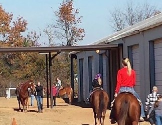 Barrel Racing at the Hippodrome